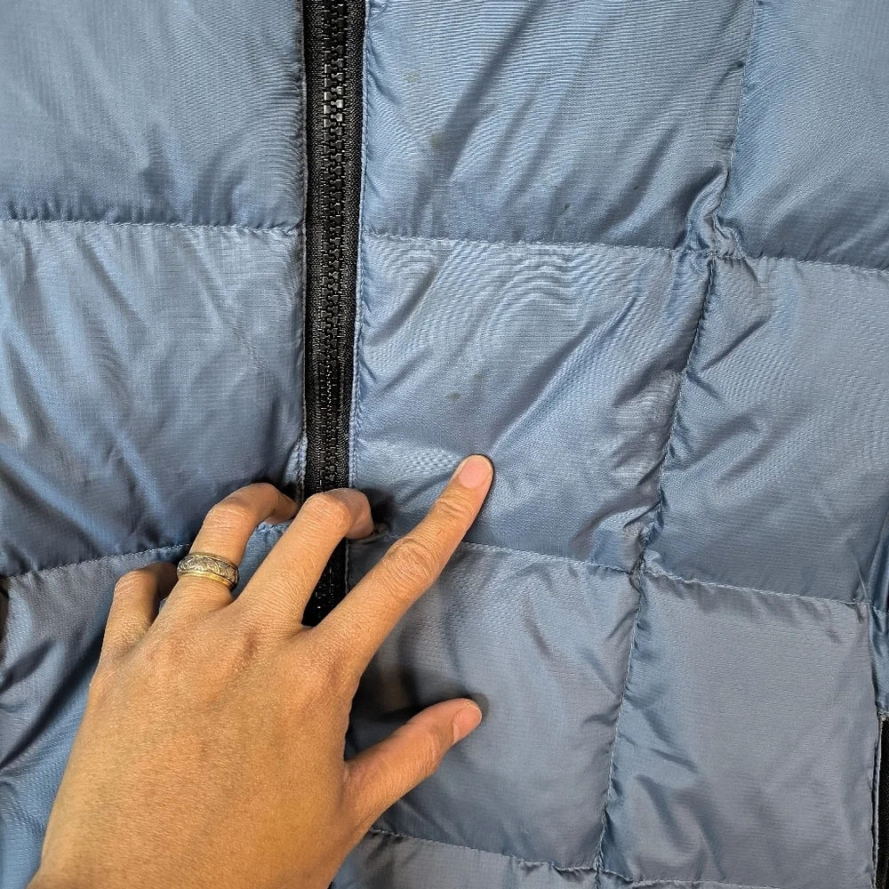 Northern Expedition Reversible Feather Down Filled‎ Quilted Puffer Coat S…